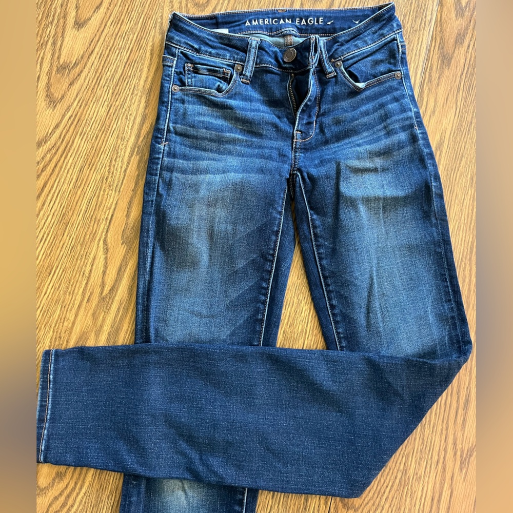 American Eagle Size 0 Women's Dark Blue Skinny Jeans